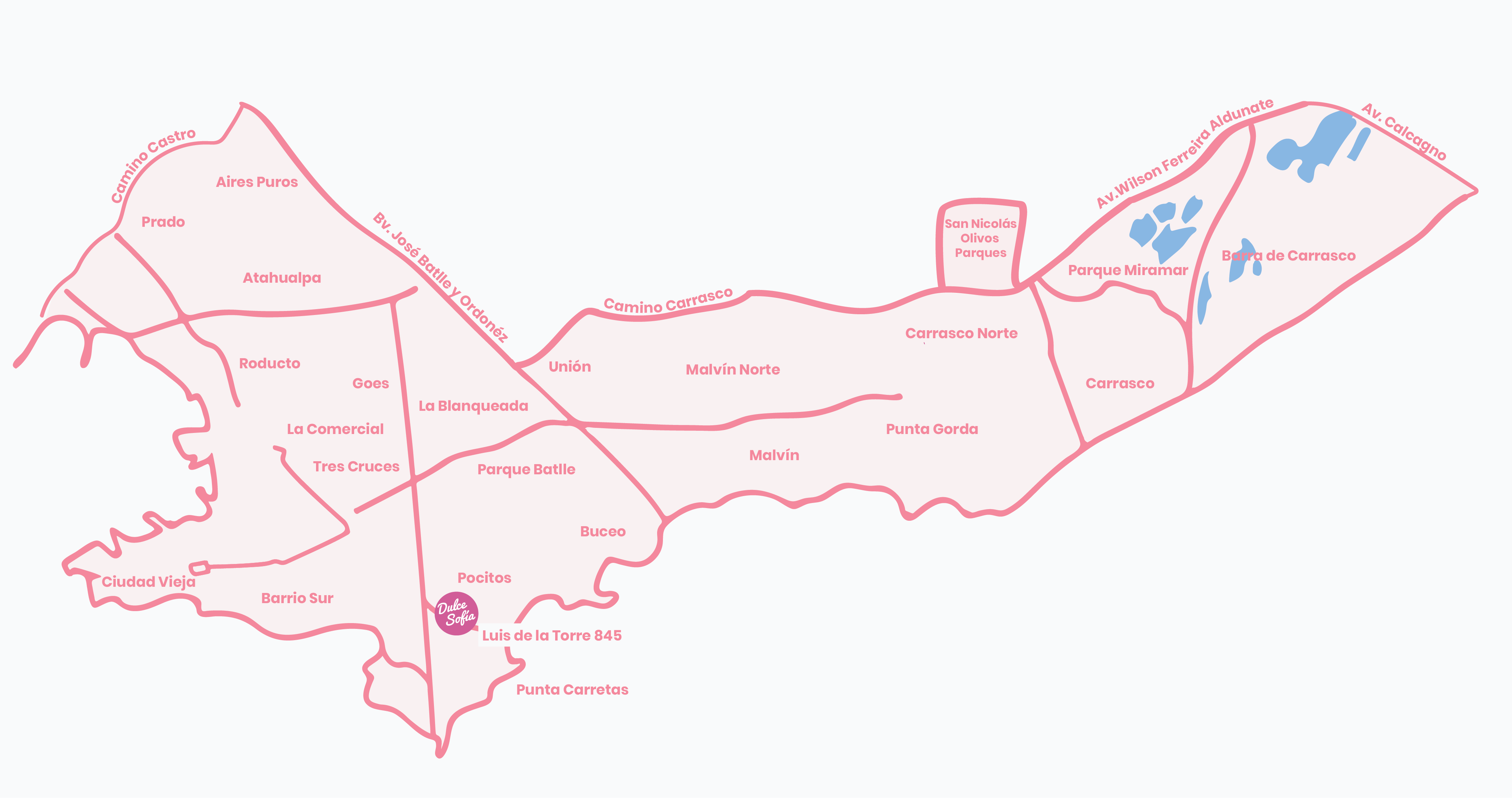 Mapa zonas de envío